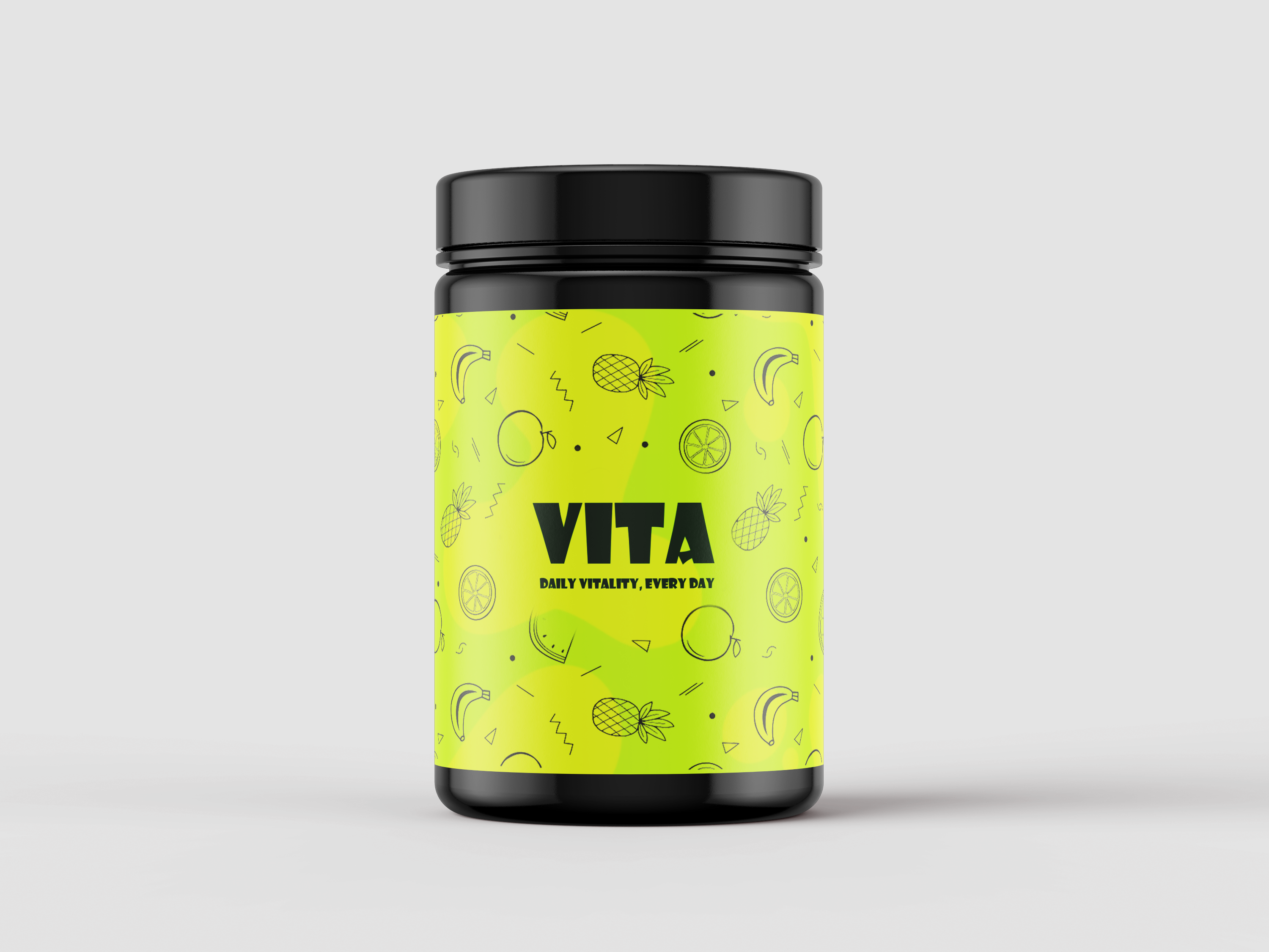 VITA Daily Fitness Protein Jar