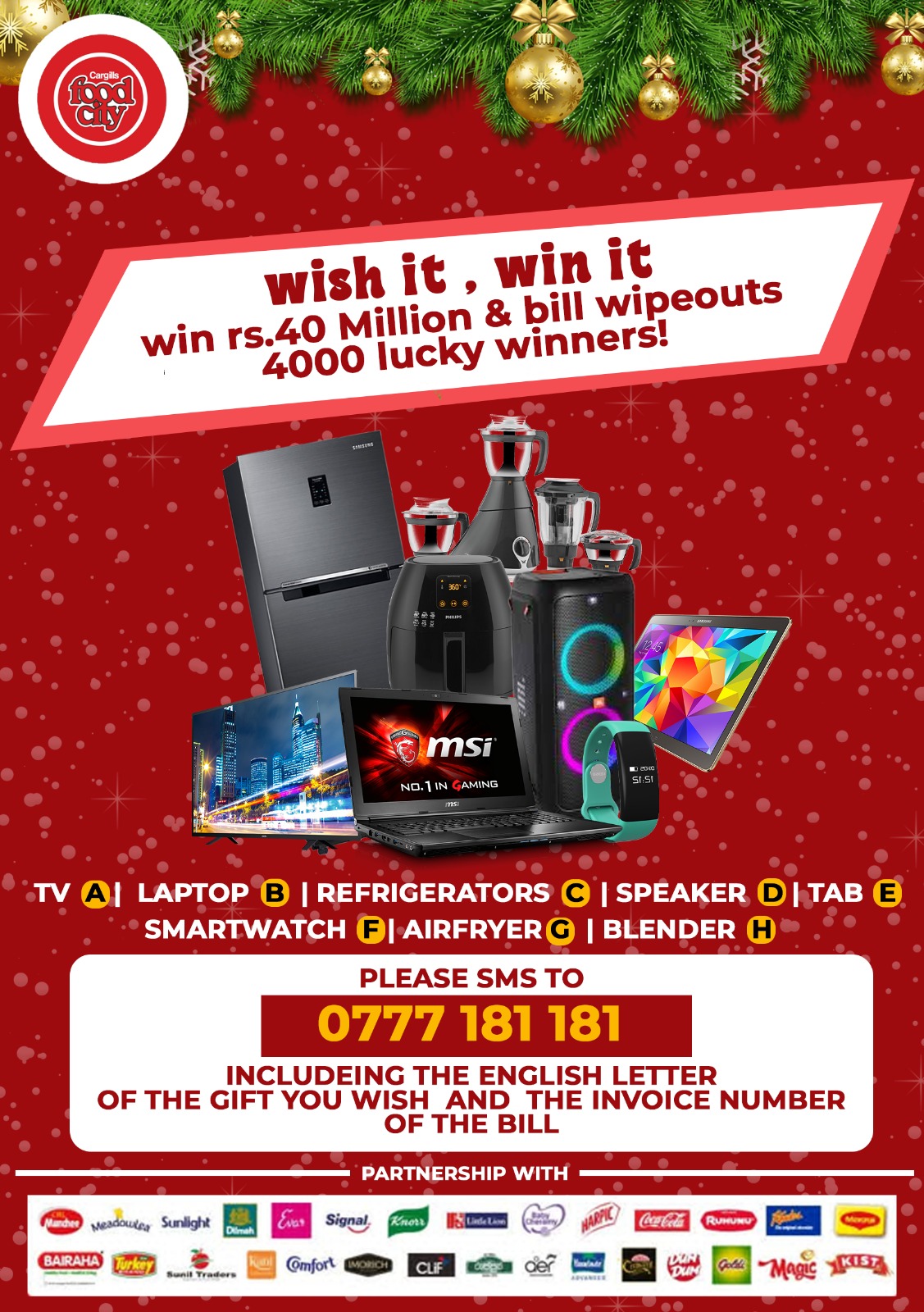 Wish it Win it Flyer